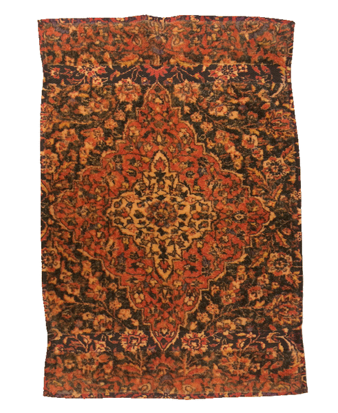 Fresco Towels Tabrizi - Sunset Orange Hand Towel