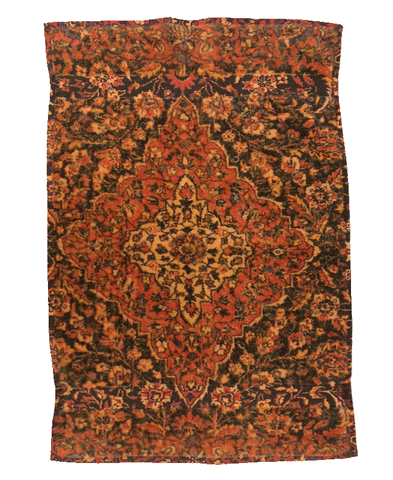 Fresco Towels Tabrizi - Sunset Orange Hand Towel