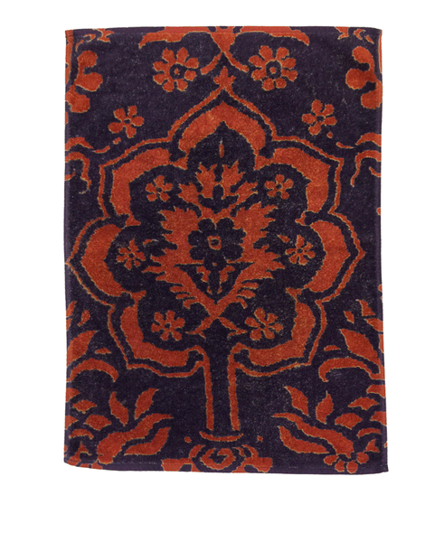 Fresco Towels Venetian Brocade - Indigo/Red Hand Towel