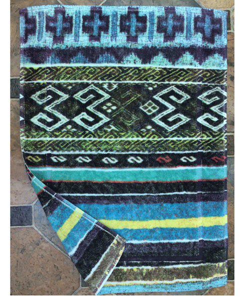 Fresco Towels Sierra Stripes Ivory - Small Bathmat