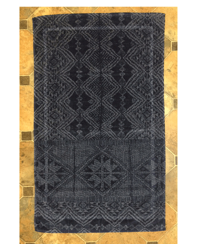 Fresco Towels African Batik Indigo/Blue Large Bathmat