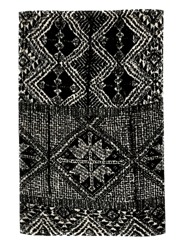 Fresco Towels African Batik BLACK/GRAY Hand Towel