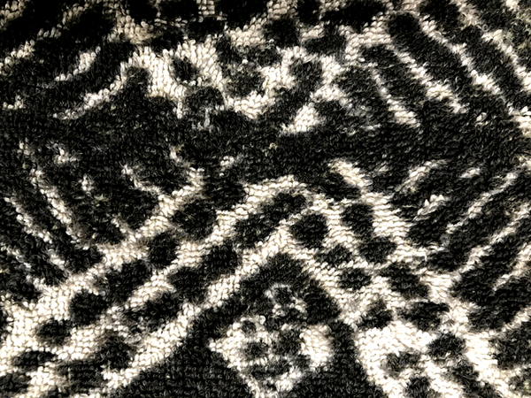 Fresco Towels African Batik BLACK/GRAY Hand Towel