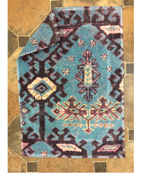 Fresco Towels Aztec Pink Small Bathmat