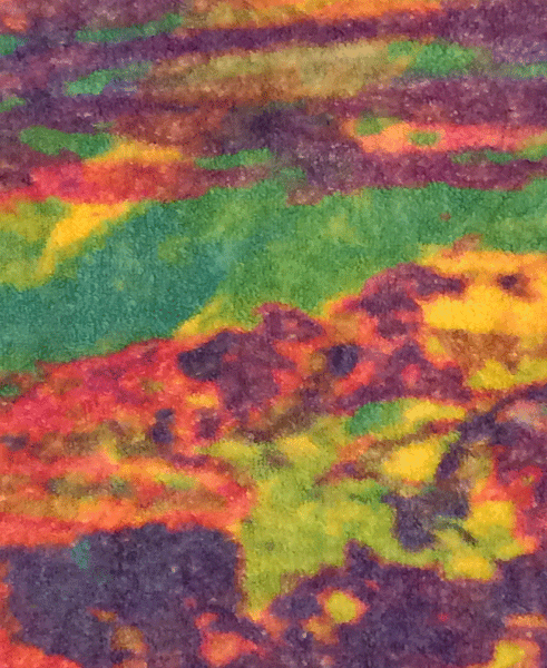 Fresco Towels 	Abstract Water Color Large Bathmat