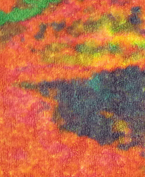 Fresco Towels 	Abstract Water Color Large Bathmat