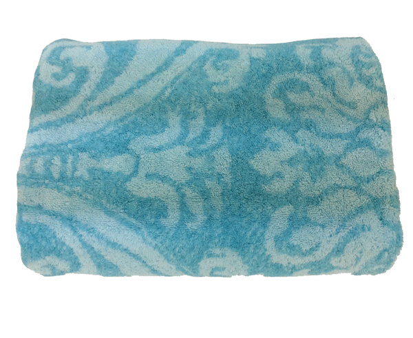 Fresco Towels 	Bohemian Damask Turquoise Bath Towel