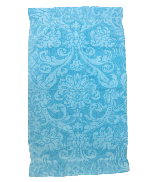 Fresco Towels 	Bohemian Damask Turquoise Bath Towel