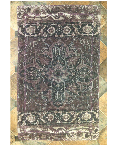 Fresco Towels Casbah Rug Cocoa Gold Large Bathmat