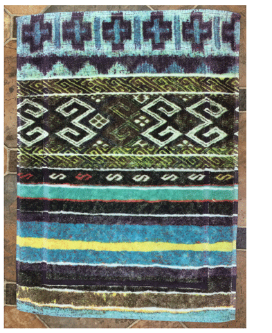 Fresco Towels Sierra Stripes Ivory - Small Bathmat