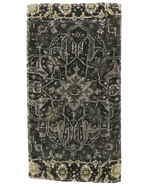 Fresco Towels Casbah Rug Olive/Bark medium Bathmat