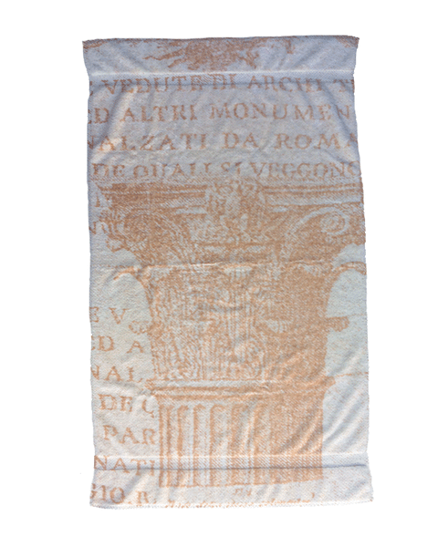 Fresco Towels Roman Pillar Ivory Bath Towel