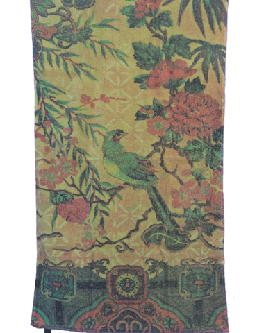 Fresco Towels Tropical Peacock Lime Bath Towel