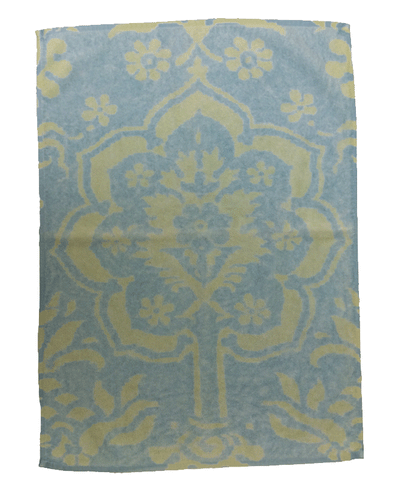 Fresco Towels Venetian Brocade Blue/Lime Hand Towel