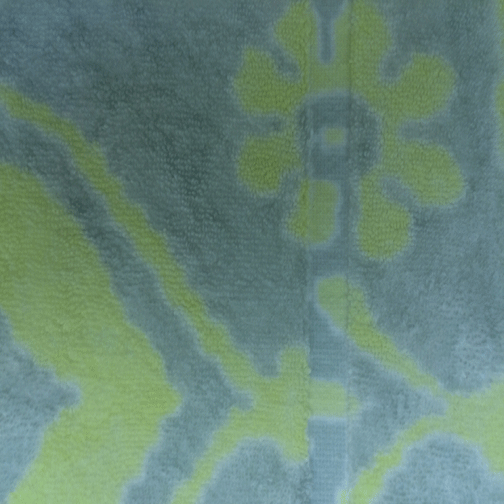 Fresco Towels Venetian Brocade Lime/Sand - Small Bathmat