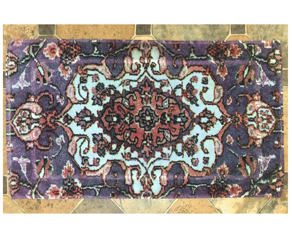 Fresco Towels Versaille Rug Blue Medium Bathmat