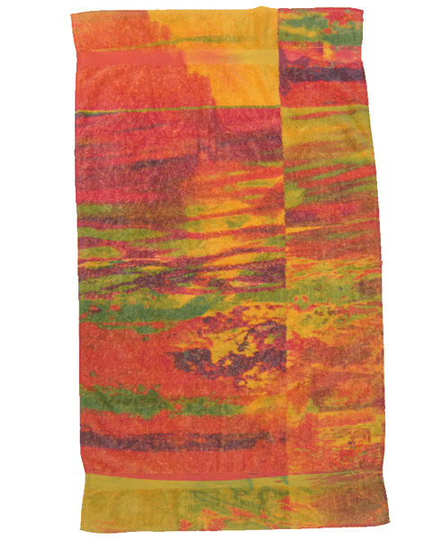 Fresco Towels Abstract Water Color Bath Towel